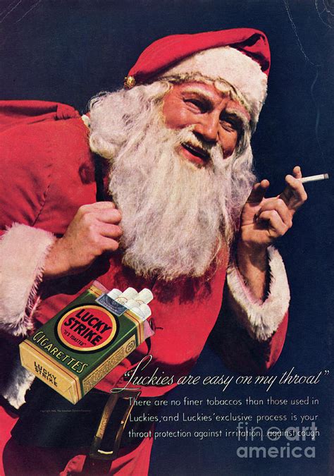 Lucky Strike Cigarettes Advertisement Photograph by Bettmann - Fine Art ...