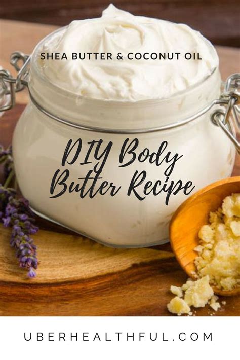 DIY Body Butter Recipe with Shea Butter and Coconut Oil with essential ...