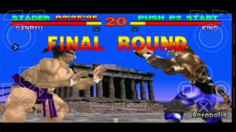 Tekken 1 gameplay story mode (ARCADE MODE play as! GANRYU ) - YouTube