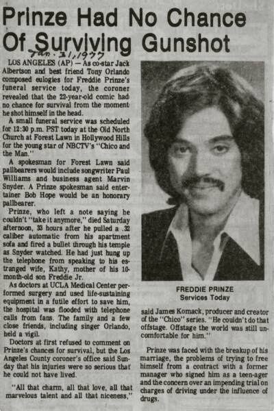 Freddie Prinze/he played Chico and the Man. Description from pinterest.com. I searched for this ...