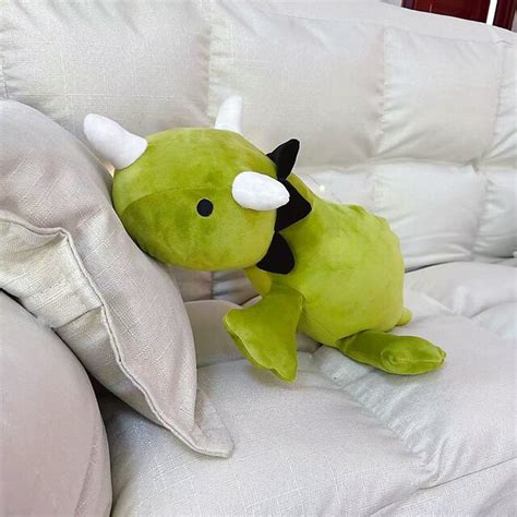 Green Weighted Dinosaur Plush Pillow [ Free Shipping ]