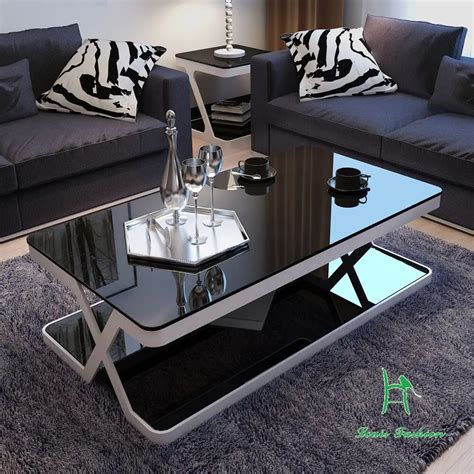 Small Modern Glass Coffee Table : Orren Ellis Modern Riz Glass Waterfall Coffee Table With Shelf ...