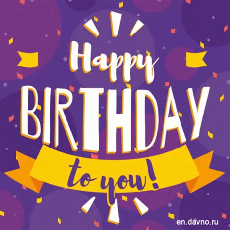 Happy Birthday To You Greeting GIF - HappyBirthdayToYou Greeting Confetti - Discover & Share GIFs