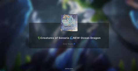 Creatures Of Sonaria New Ocean Dragon! | Fandom