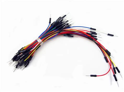 65pcs/Lot New Solderless Flexible Breadboard Jumper wires Cables Bread plate line -in ...