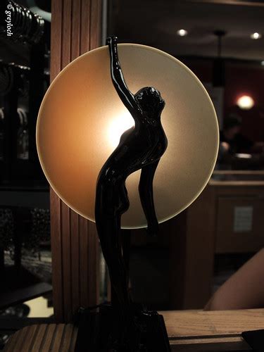 Art Deco woman's silhouette lamp | Saw this lamp in a jewelr… | Flickr