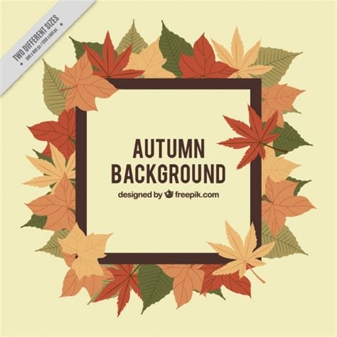 Free Vector | Pile of leaves background