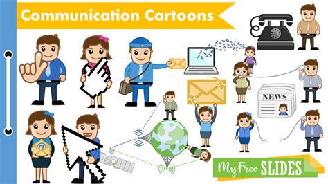 Communication Cartoon Themes For Google Slides : MyFreeSlides