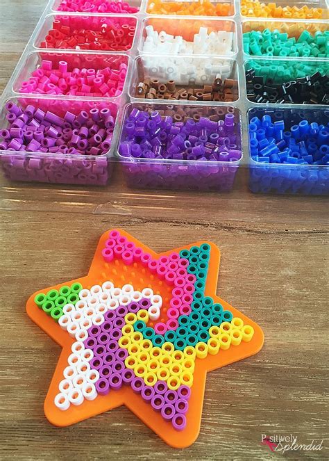 Perler Bead Backpack Tags #MichaelsMakers - Positively Splendid {Crafts ...