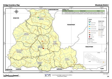 DHANKUTA -BRIDGE INVENTORY MAP| Resources