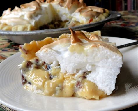 Raisin & Sour Cream Meringue Pie | The English Kitchen