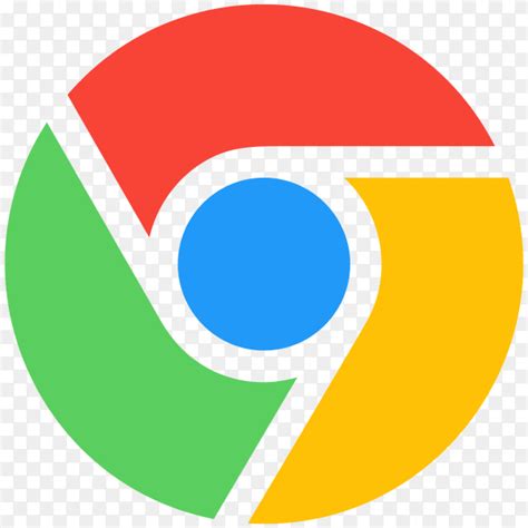 Flat design logo google chrome premium vector PNG - Similar PNG