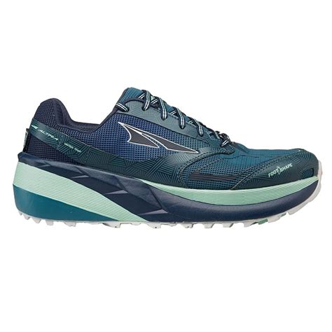 Olympus 3.5 Womens ZERO DROP MAX. CUSHIONING Trail Running Shoes Blue/Green - Shoes from ...