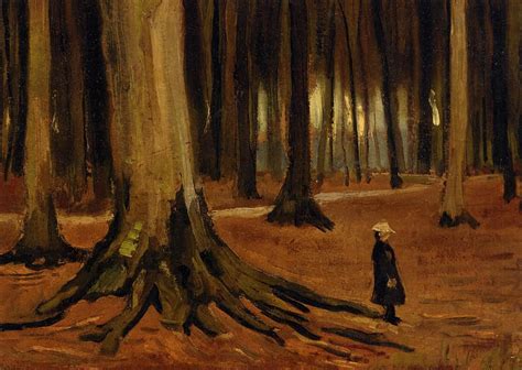 Vincent van Gogh Girl in the Woods painting | framed paintings for sale