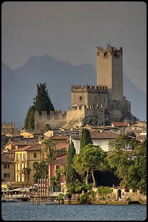 Scaligero castle, Malcesine, Lake Garda, Italy | Malcesine, Castle, Lake garda