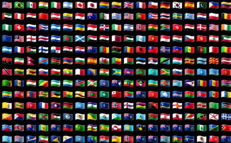 Multiple-languages Culture - Countries and Flag Emoji by Languages