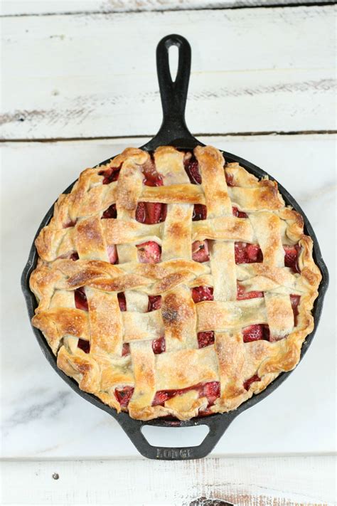 Strawberry Rhubarb Pie Recipe - A Farmgirl's Kitchen®