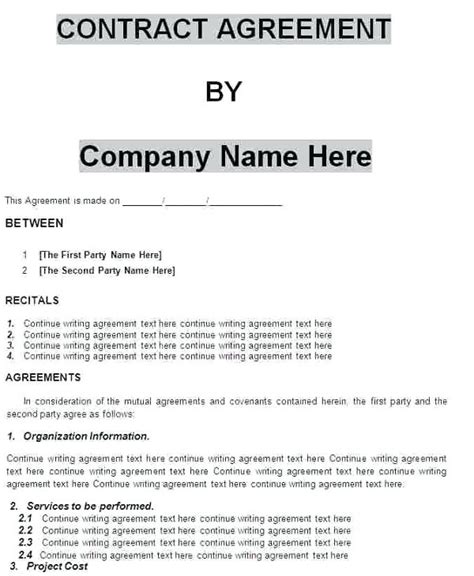 9+ Business Management Contract Examples In Google Docs | Ms for Business Management Contract ...