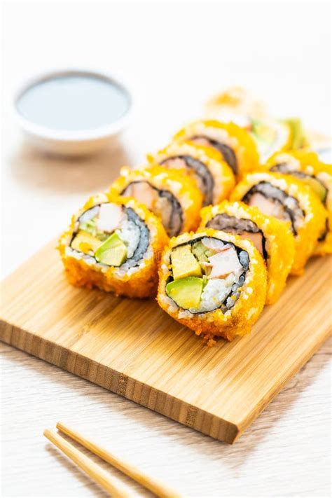 California Maki Rolls Sushi Stock Image - Image of japan, seaweed ...