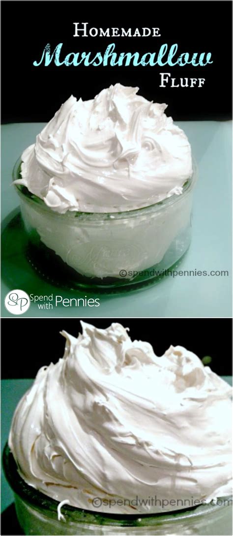 Homemade Marshmallow Fluff Recipe - Spend With Pennies