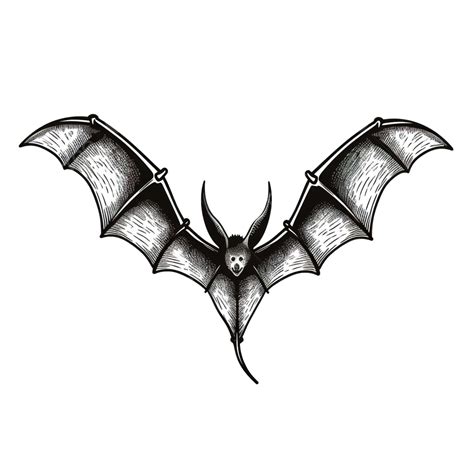 Hand Drawn Doodle Bat Halloween Decoration Vector Illustration, Halloween Drawing, Rat Drawing ...