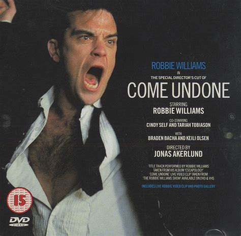 Robbie Williams Come Undone UK DVD Single (457136)