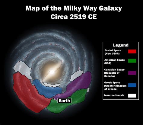 Map Of Milky Way Galaxy