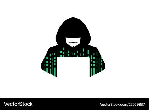 Hacker logo Royalty Free Vector Image - VectorStock