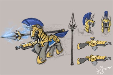 MLP Red Alert - Royal Guard Sketch by CyrilUnicorn on DeviantArt