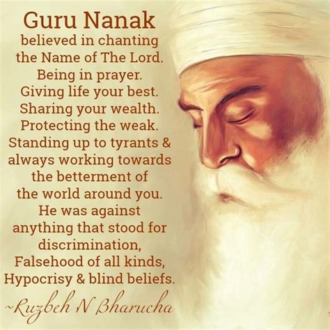 Guru Nanak Dev Ji | Guru quotes, Guru nanak photo, Guru granth sahib quotes