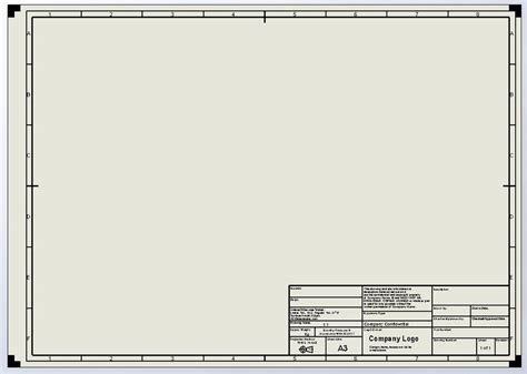 Autocad Inventor Drawing Templates