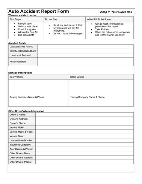 Auto Accident Incident Report - How to create an auto Accident Incident ...