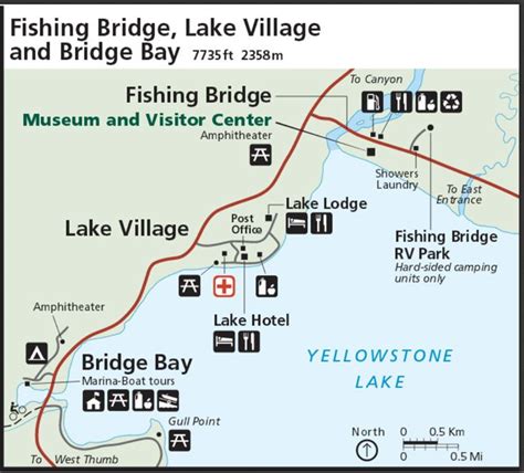 Fishing Bridge Rv Park Map – The World Map