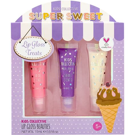 Kids Collective Super Sweet Lip Gloss Beauties - Assorted* | BIG W