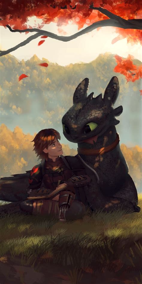 1080x2160 Toothless And Hiccup Fanart One Plus 5T,Honor 7x,Honor view ...