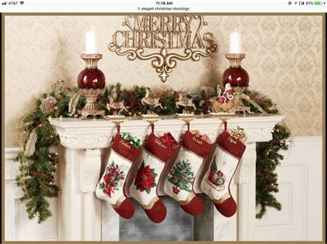 Pin by Sandele1 on Christmas Stockings | Holiday fireplace, Fireplace stockings, Fireplace decor