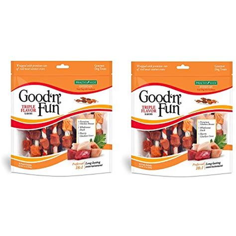 Healthy Hide Good n Fun yQojZ Triple Flavor Kabobs, 12 oz (2 Pack ...