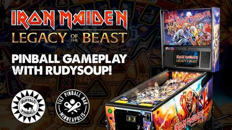 New! Iron Maiden pinball gameplay with RudySoup, live from TILT Pinball Bar - YouTube