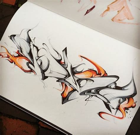 3D Graffiti : Amazing Drawing Sketches BlackBook Graffiti 3D Wildstyle On Paper…: Graffiti Piece ...