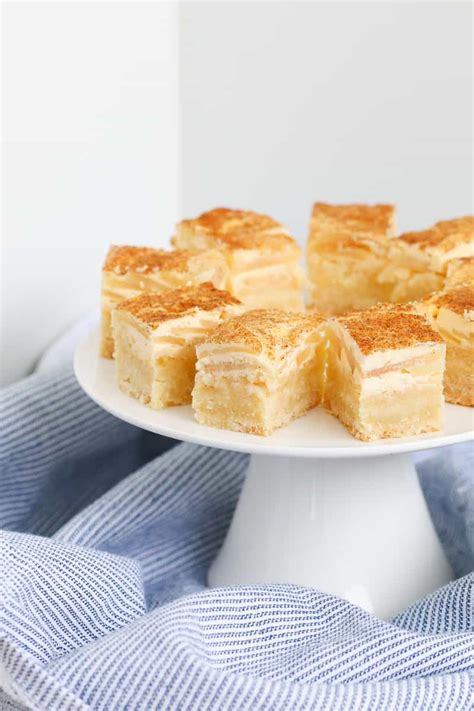 Apple & Sour Cream Slice (classic recipe) - Bake Play Smile