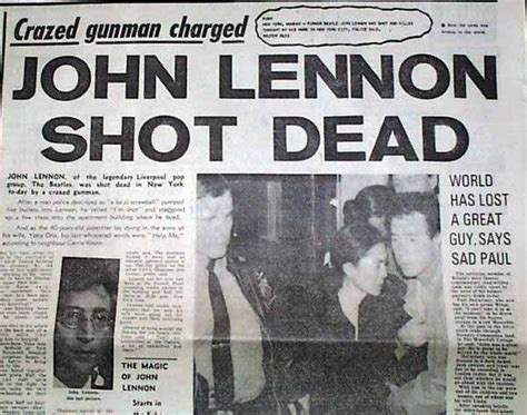 Orville Ballard Kabar: John Lennon Death Date