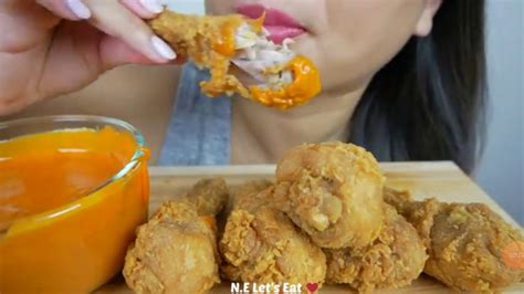 Crispy Fried Chicken ASMR - YouTube