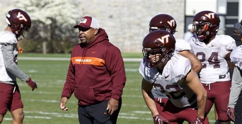 Virginia Tech Hokies RB Coach Elijah Brooks discusses Bhayshul Tuten ...