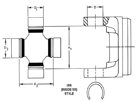 Solid Spicer Life ISR Style U-joint - CCIDriveline.com