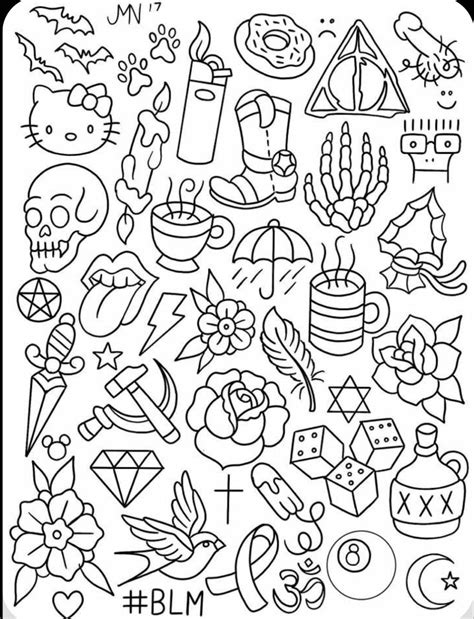 Pre-made Tattoo Stencils Ready to Use Tattoo Stencils Tattoo - Etsy