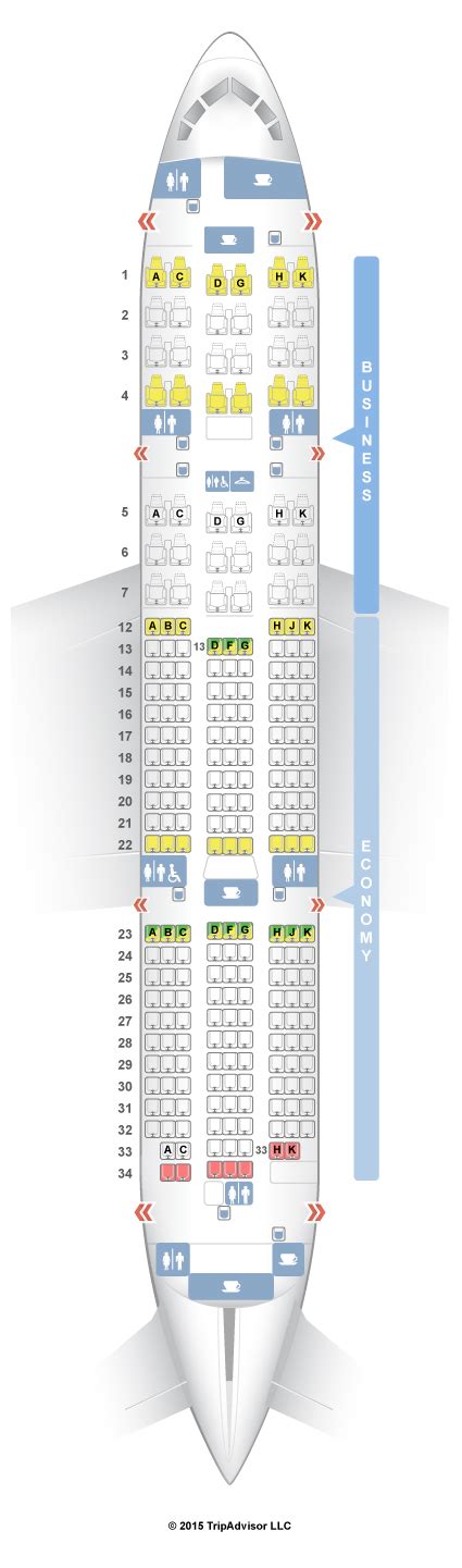 SeatGuru Seat Map ANA Boeing 787-8 (788) Two Class V3