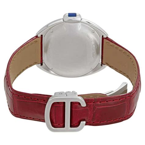 Cartier Red strap - Replacement Cle de Cartier watch band - Drwatchstrap