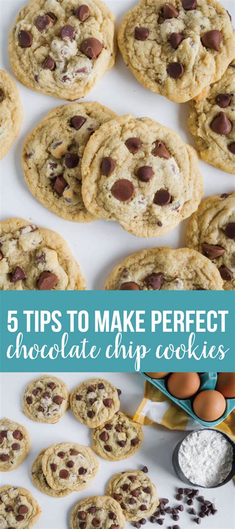 5 Tips to Make Perfect Chocolate Chip Cookies EVERY time!