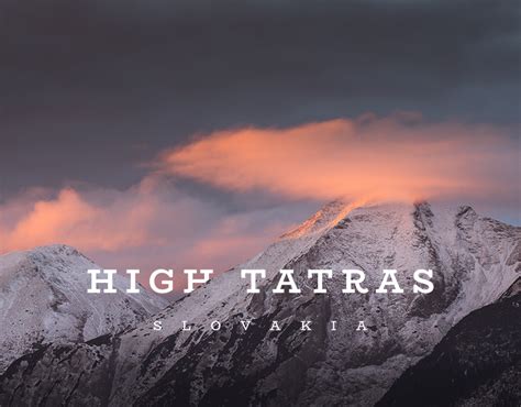 High Tatras | Behance