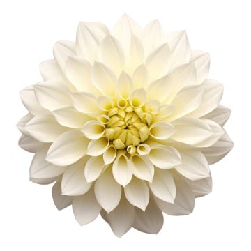 White Dahlia Flower, Close Up, Cut Out, Growth PNG Transparent Image and Clipart for Free Download